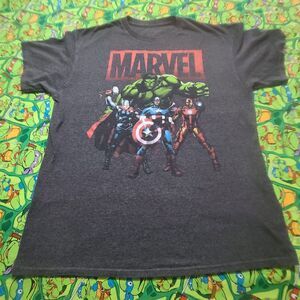 Marvel avenger T-shirt Gray Size L
